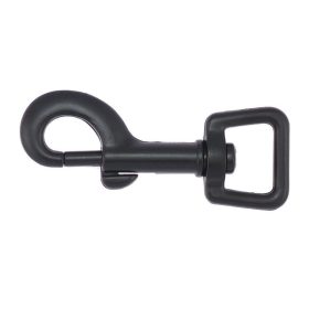 Póráz karabíner 60x15mm fekete