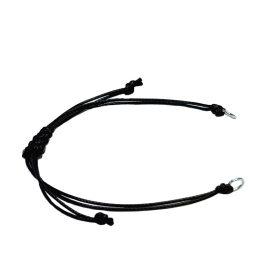 Charm karkötő alap felfűzhető díszekhez - fekete