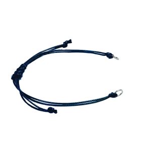 Charm karkötő alap felfűzhető díszekhez - kék