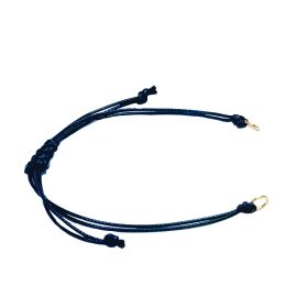 Charm karkötő alap felfűzhető díszekhez - kék arany