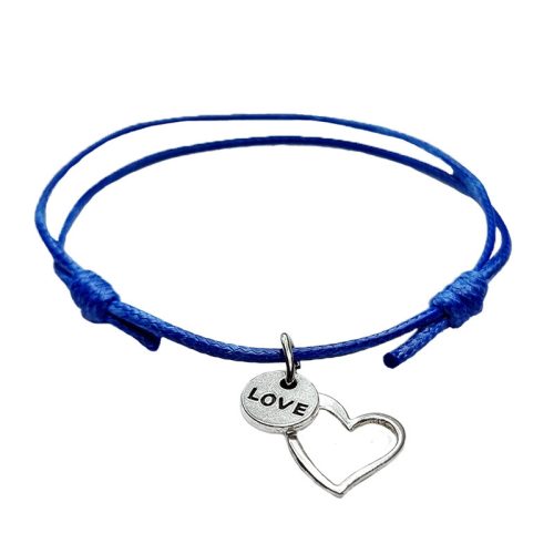Charm karkötő alap kék