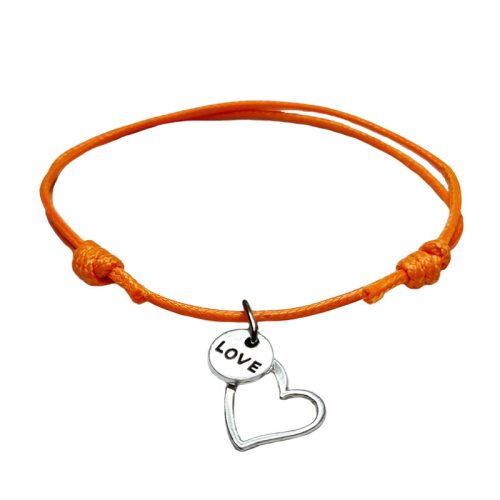 Charm karkötő alap narancs