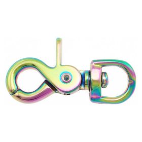 Rákolló karabíner 13mm kerek végű szivárvány