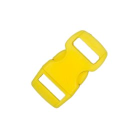 Paracord ívelt csat 10mm sárga