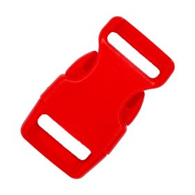 Paracord ívelt csat 15mm piros