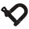 Egyenes sekli paracord karkötőhöz 4mm fekete
