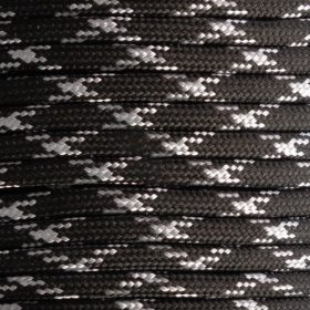 Paracord 550 zsinór Fekete Ezüst Camo