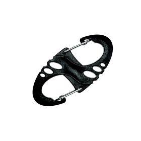 S karabíner műanyag fekete