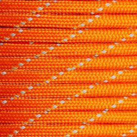 Paracord 550 zsinór fényvisszaverő narancs