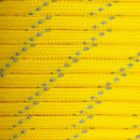 Paracord 550 zsinór fényvisszaverő napsárga