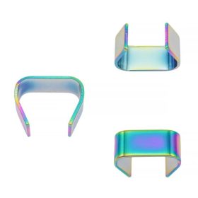 Kötélbilincs dekor 10mm szivárvány