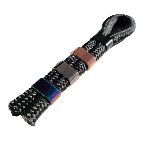 Kötélbilincs dekor 10mm ezüst