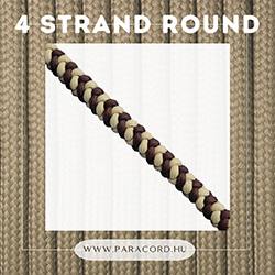 4 Strand Round Braid Knot and Loop fonat